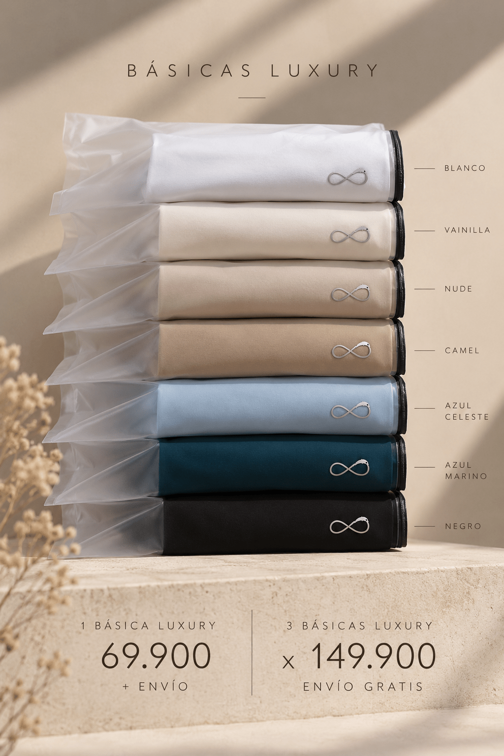 camiseta luxury básica unisex 1 - Sin Marca Basic